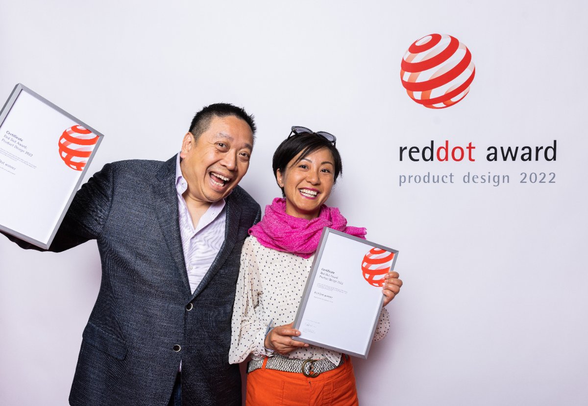 FinaMill is excited to announce we won two Red Dot Awards! The award ceremony took place in Essen, Germany, on 20 June and our founders Alex &amp; Sophia Liu were there to accept the awards. Big thanks to the Red Dot Awards committee and all those who constantly support us.