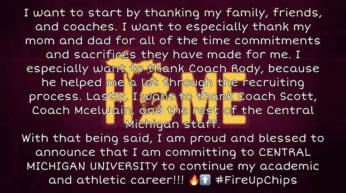 Brady Neu (@bradyneu5) on Twitter photo 100% COMMITED!!! <a href="/CoachMcElwain/">Jim McElwain</a> @CoachScott95 <a href="/RobbAkey/">Robb Akey</a> <a href="/CMU_Football/">Central Michigan Football</a> <a href="/RoncalliFB/">Roncalli Football</a> <a href="/jrody25/">john rodenberg</a> <a href="/Coach_EQuintana/">Eric Quintana</a> <a href="/AllenTrieu/">Allen Trieu</a> 100% COMMITED!!! <a href="/CoachMcElwain/">Jim McElwain</a> @CoachScott95 <a href="/RobbAkey/">Robb Akey</a> <a href="/CMU_Football/">Central Michigan Football</a> <a href="/RoncalliFB/">Roncalli Football</a> <a href="/jrody25/">john rodenberg</a> <a href="/Coach_EQuintana/">Eric Quintana</a> <a href="/AllenTrieu/">Allen Trieu</a>