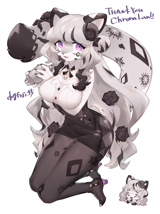 Thank you for commission! Designed the outfit🍸
https://t.co/8B9XaH9IAu #Skeb #Commission @skeb_jpより 