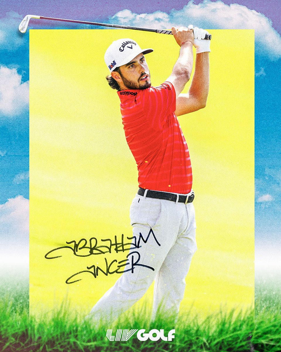 livgolf_league's tweet photo. Welcome @Abraham_Ancer 👊

#LIVGolf https://t.co/VWtuR8CLRk