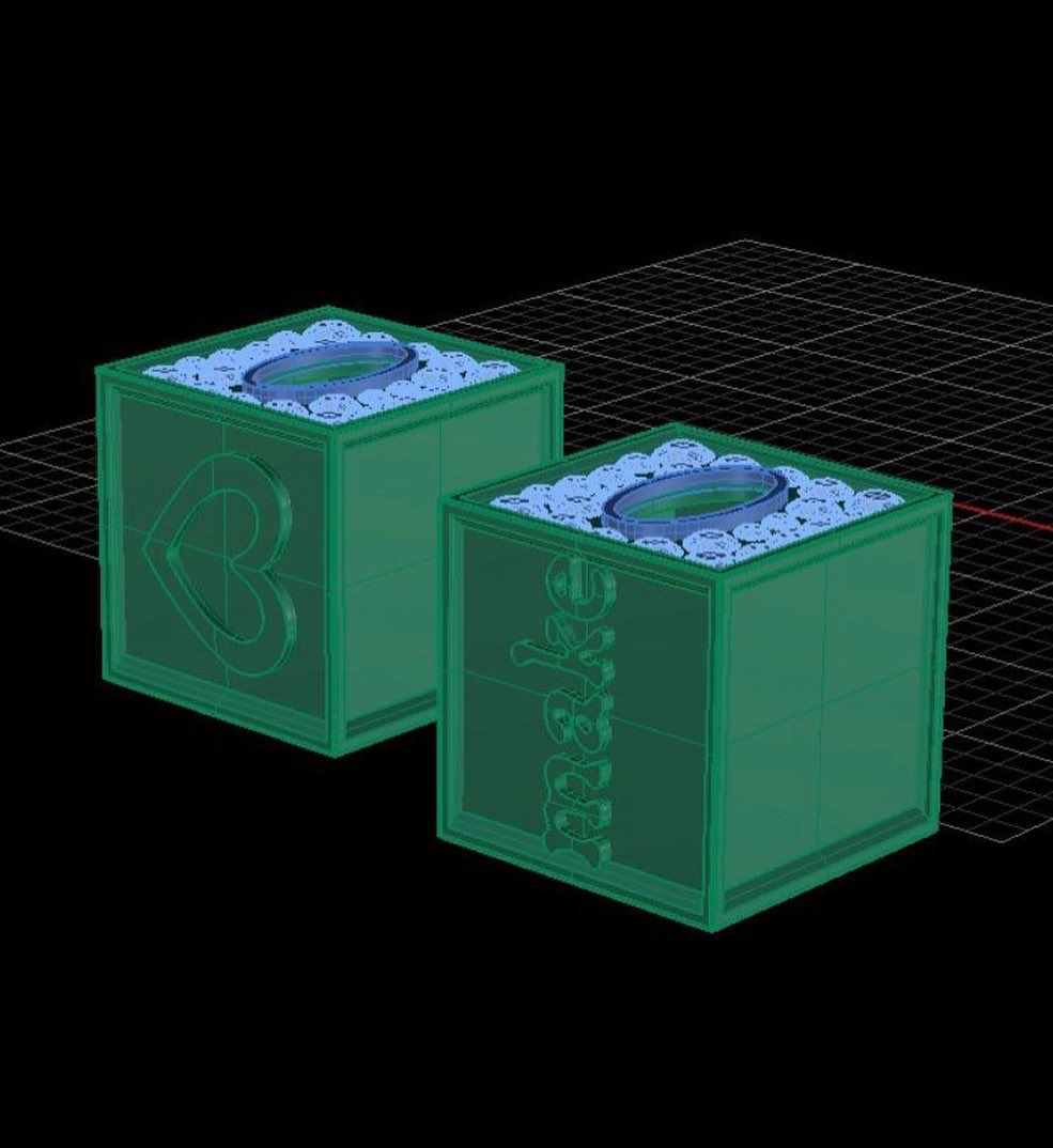 aiphonika's tweet photo. I love creating visual concepts. This is jewellery made of silver and zircon. 

Two cubes randomly combine 2 opposite statements “fuck money , make love” or “make money, fuck love”. 

Which one to choose? https://t.co/cwqoHZew4B