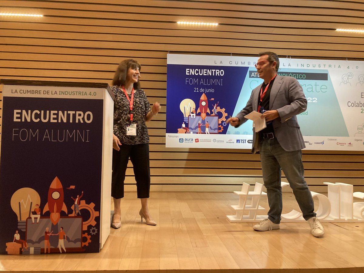Comienza el Encuentro #FomAlumni22 con la bienvenida de <a href="/sergiomartin/">Sergio Martín</a> y <a href="/lsanzlopez/">Laura Sanz López</a> ‼️Primera cita de #Collaboratesummer22