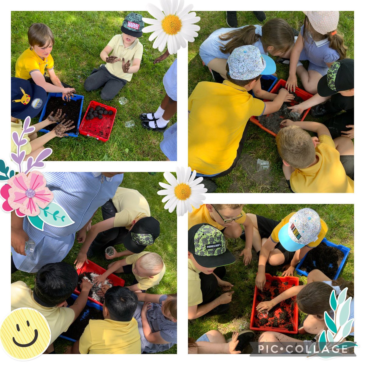 HurstKnollY3's tweet photo. Year 3 made some wildflower seed bombs today after our #FarminaBox live. They need a few days to dry and then we can put them onto some of our school land, then watch carefully 🤞🤞🌸🌺🥀🌼🌻🌹🌷💐 @hurstknollstja @CountryTrust https://t.co/oFWLppU9wf