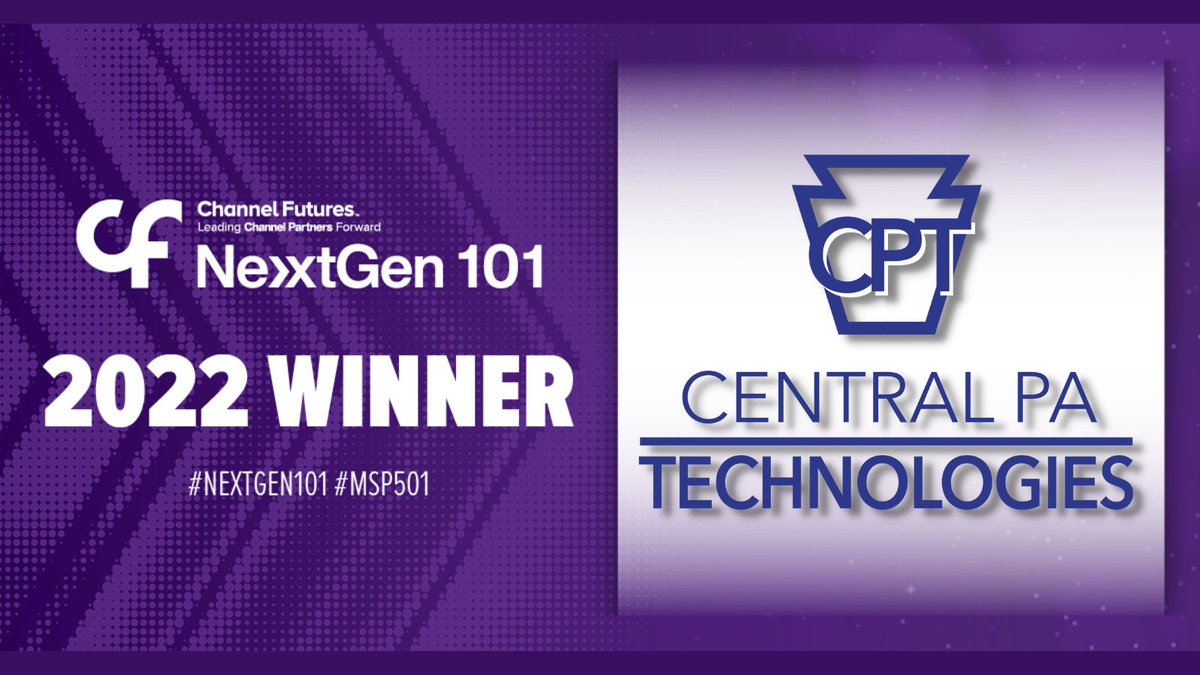 We’ve been named a top up-and-coming managed service provider in 2022 by the @ChannelFutures NextGen 101, and MSP 501 list! We’re excited to share our expertise &amp; excellence in the technology channel with customers, peers &amp; partners. Proud to be a 2022 #NextGen101er!  <a href="/msp_501/">MSP 501</a>