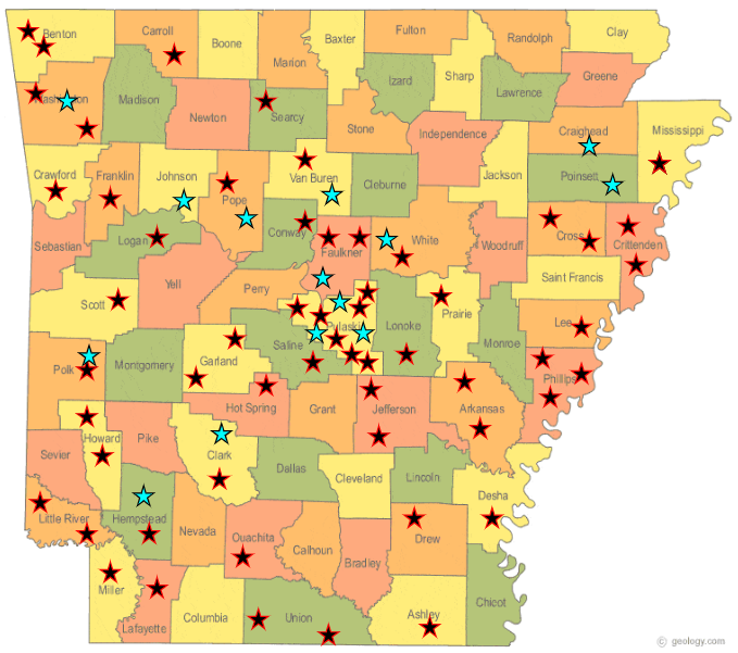 DrWhitneyHolden's tweet photo. The #AdvancedBioPlus teacher training program at #ASMSA continues to grow! We have 14 new teachers joining this year's cohort, along with ~40 teachers continuing their participation as veterans or program graduates. Each star on the map represents a school in our program. https://t.co/0KyaQsxHk7