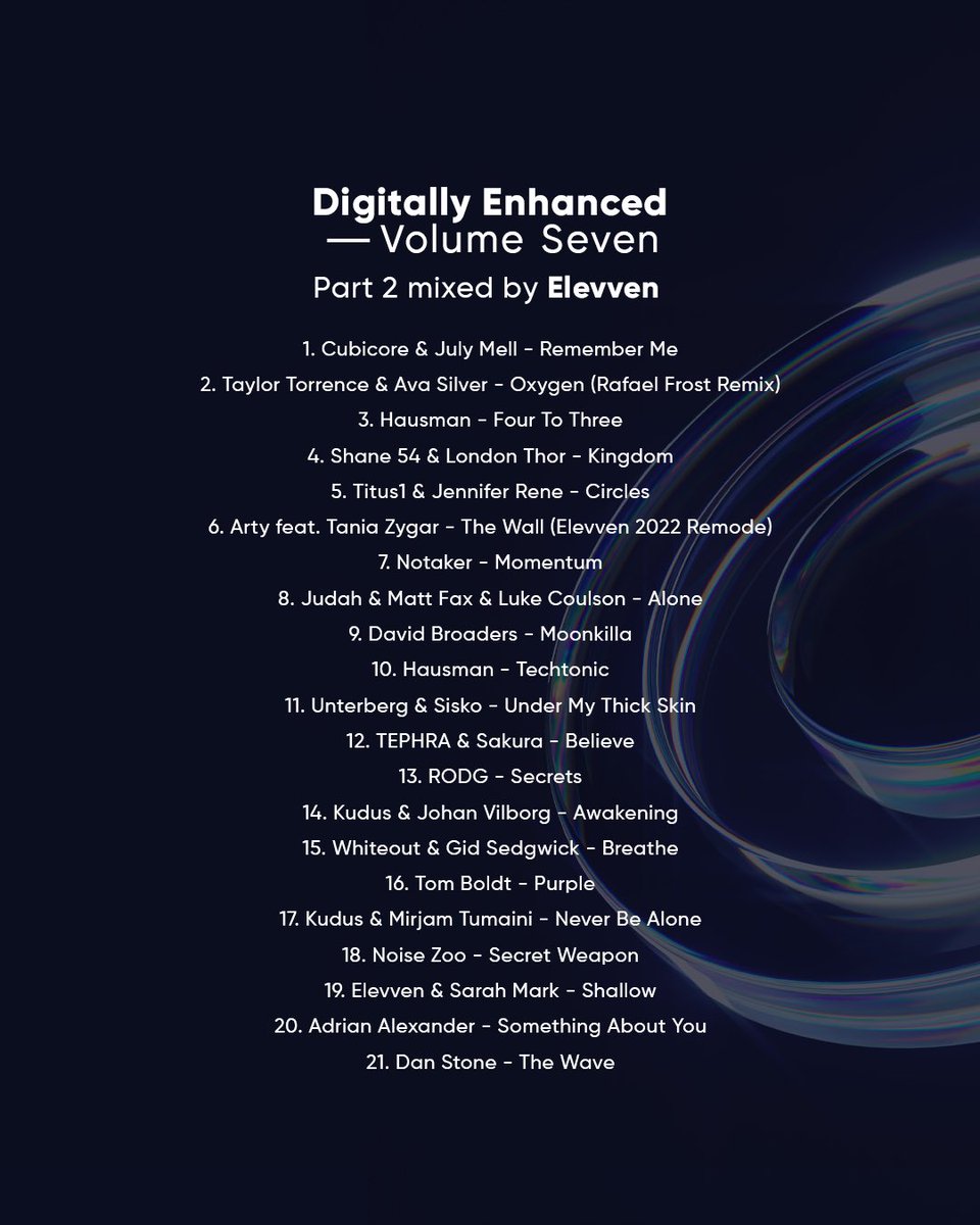 DavidBroaders's tweet photo. Delighted to be returning to @Enhanced_Music with 2 tracks featured on the forthcoming #DigitallyEnhanced Vol.7 compilation mixed by @fariusmusic & @elevvenmusic 😊🙌 PreOrder 👉🏻 https://t.co/rahO60t5ZM https://t.co/YiRw7AkvVJ