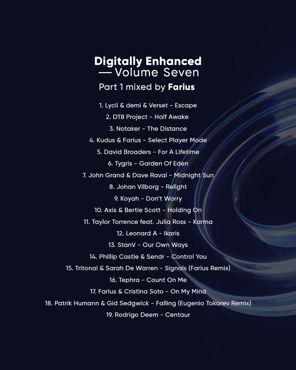 DavidBroaders's tweet photo. Delighted to be returning to @Enhanced_Music with 2 tracks featured on the forthcoming #DigitallyEnhanced Vol.7 compilation mixed by @fariusmusic & @elevvenmusic 😊🙌 PreOrder 👉🏻 https://t.co/rahO60t5ZM https://t.co/YiRw7AkvVJ