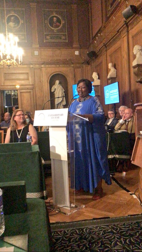 ughe_org's tweet image. Today, UGHE's Vice-Chancellor, Prof @agnesbinagwaho shared an extraordinary lecture at the French Academy of Sciences as one of the laureates for L'Oréal-UNESCO International Awards for Women in Science @4womeninscience by @UNESCO &amp;amp; @LOrealGroupe