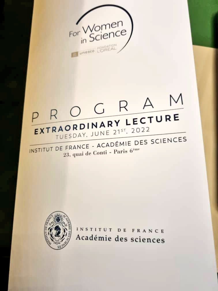 Today, UGHE's Vice-Chancellor, Prof <a href="/agnesbinagwaho/">Agnes Binagwaho</a> shared an extraordinary lecture at the French Academy of Sciences as one of the laureates for L'Oréal-UNESCO International Awards for Women in Science <a href="/4womeninscience/">For Women in Science</a> by <a href="/UNESCO/">UNESCO 🏛️ #Education #Sciences #Culture 🇺🇳</a> &amp; <a href="/LOrealGroupe/">L'Oréal Groupe</a>