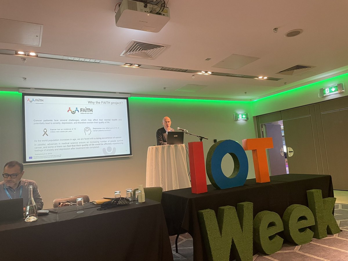 GATEKEEPER EU Project (@gatekeeper_eu) on Twitter photo Finalizing the #IoT for sustainable healthy societies track with <a href="/gfico/">Giuseppe Fico</a> intervention about <a href="/H2020_Faith/">#H2020 FAITH project</a> approach of a #AI validated solution to identify depression in #cancer #IoTWeek2022 #innovation Finalizing the #IoT for sustainable healthy societies track with <a href="/gfico/">Giuseppe Fico</a> intervention about <a href="/H2020_Faith/">#H2020 FAITH project</a> approach of a #AI validated solution to identify depression in #cancer #IoTWeek2022 #innovation