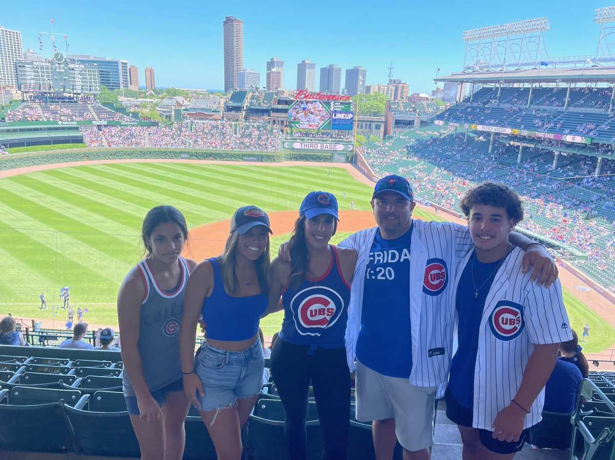 Today marks the summer solstice, the official start of summer and longer daylight today. Mr. Martello watched The Baseball College World Series @NCAA and @Widalis_Camacho visited @Cubs @CitrusGrove_VCS . Starting summer with sports & family. #cgeeagle #summersports #staycool