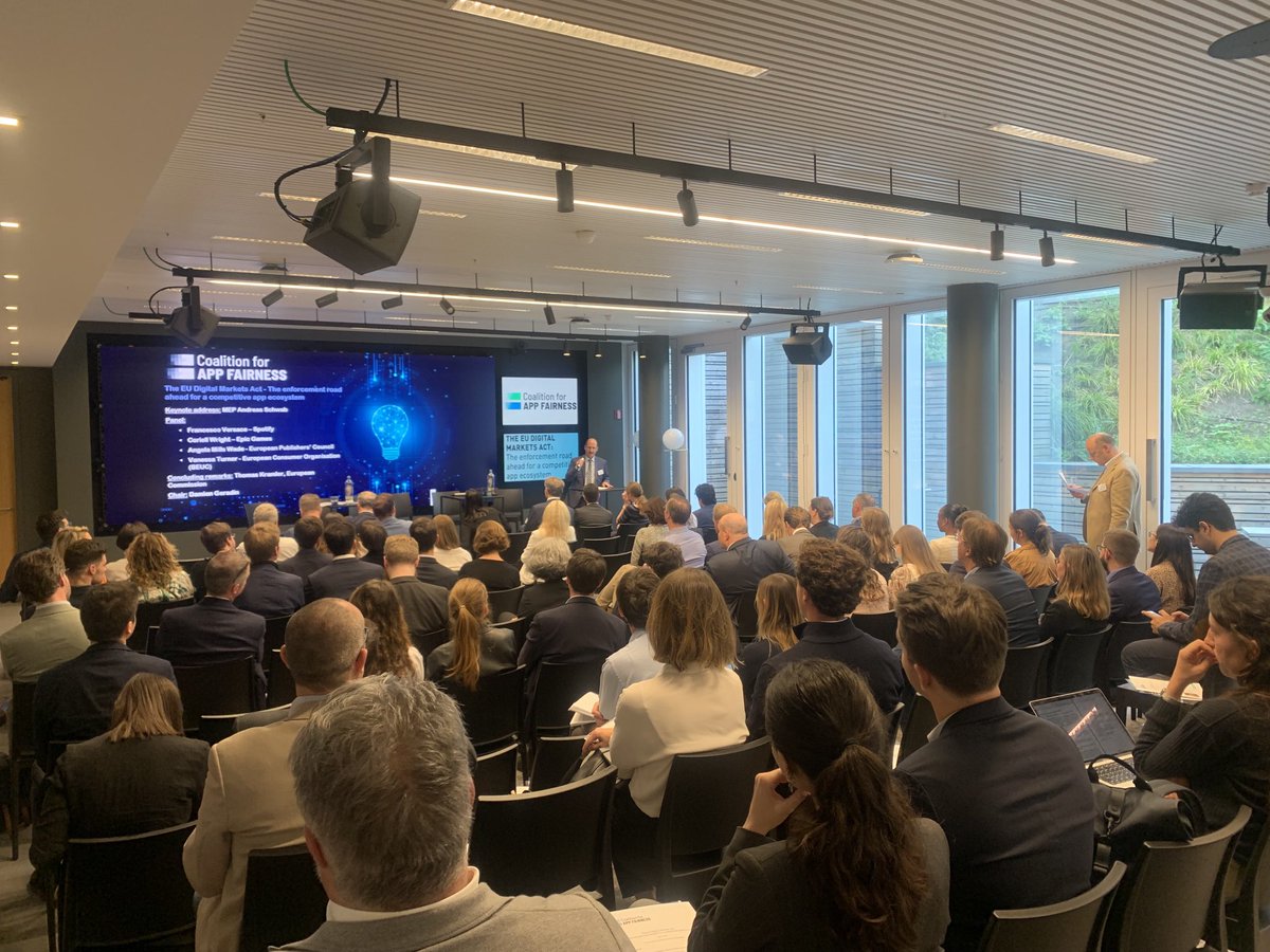 “There is a lot of power in the DMA, and with great power comes great responsibility” - European Commission’s Thomas Kramler quotes Spider-Man in his concluding remark at tonight’s ⁦<a href="/appfairness/">Coalition for App Fairness</a>⁩ #DMAEvent