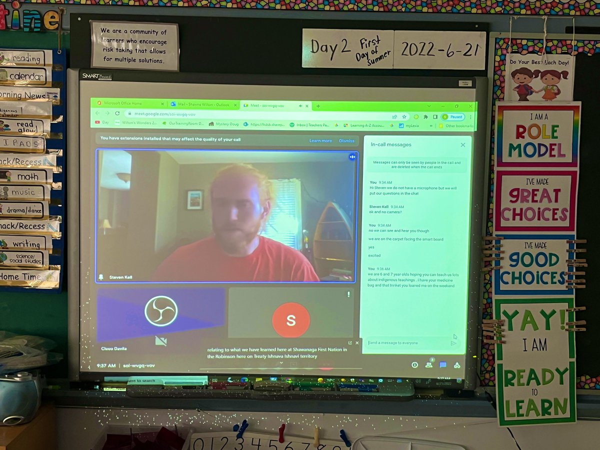 Chi Miigwetch to Cleeo Davila of Shawanaga First Nation for helping our grade one class at KG, Chatham learn about the medicine bag and Mother Earth (aki kwe) as we celebrate National Indigenous Peoples Day. <a href="/LKelempro/">LKDSB Elem Program</a> <a href="/9Duker9/">Duker Elson</a> <a href="/GSandsGamble/">Gretchen Sands-Gamble</a>