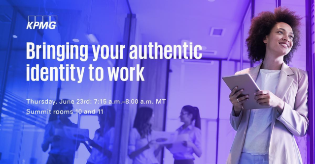 Join the <a href="/KPMG_US/">KPMG US</a> panel session at #Identiverse2022. Learn how authenticity can be leveraged as a differentiator in developing next generational leaders, attracting top talent, and overcoming shared challenges with current events. bit.ly/3n3Qi0D