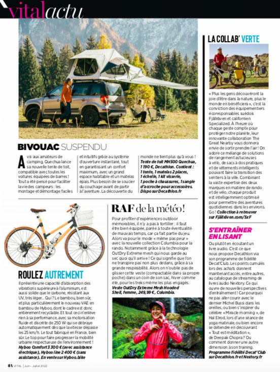 Retrouvez-nous dans le magazine Vital Actu ! 🌱

#vitalactu #actualité #magazine #hyboobike #VivaTech