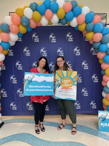 Enjoying the first day of the JRF! Summer Literacy Institute!! #justreadflorida #launchintoliteracy
