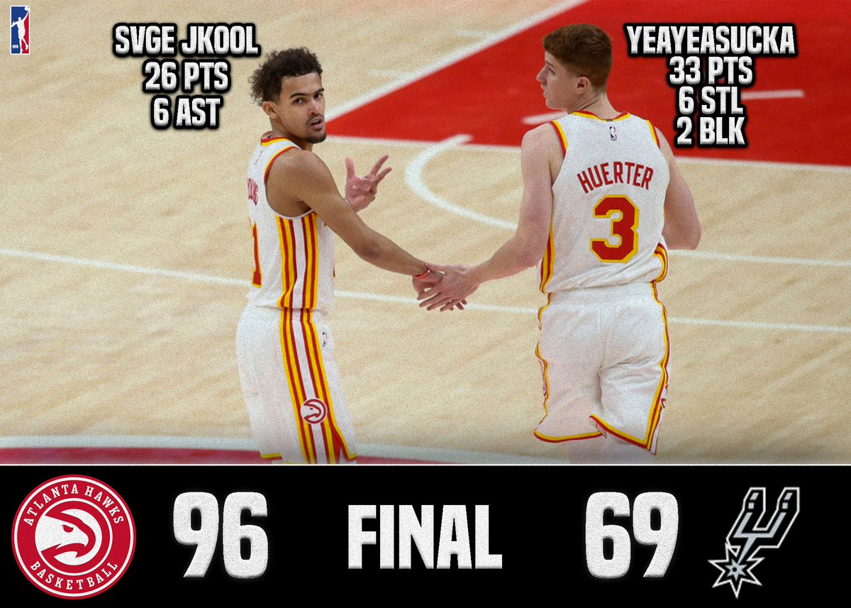NPAssociation2k's tweet photo. Hawks over the Spurs! #NBA2K22 #nba2kleague #XboxOne #currentgen #nbaproam #nba2k22league #NPA https://t.co/B8ujZVwZUt