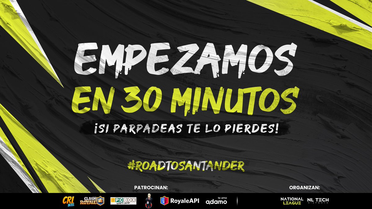 Pro Mancos League (@promancosleague) on Twitter photo #ClashRoyale | ยฟTe lo vas a perder?
๐ #J2 | <a href="/EsportsRoyaleES/">Esports Royale ES</a>
โ 20:00๐ช๐ธ 15:00๐ฆ๐ท 13:00๐ฒ๐ฝ
<a href="/BCNProTeam/">BCN Pro Team</a> ๐ @SKD_ClubES
โ 21:00๐ช๐ธ 16:00๐ฆ๐ท 14:00๐ฒ๐ฝ
<a href="/UrbanEsportsRap/">Urban Esports ๐</a> ๐ <a href="/Team_Bravus/">Team Bravus</a>
โ 22:00๐ช๐ธ 17:00๐ฆ๐ท 15:00๐ฒ๐ฝ
#DaVxNwA ๐ <a href="/VanguardGaming/">Vanguard Gaming</a>
๐บ bit.ly/National_TV
#RoadToSantander #ClashRoyale | ยฟTe lo vas a perder?
๐ #J2 | <a href="/EsportsRoyaleES/">Esports Royale ES</a>
โ 20:00๐ช๐ธ 15:00๐ฆ๐ท 13:00๐ฒ๐ฝ
<a href="/BCNProTeam/">BCN Pro Team</a> ๐ @SKD_ClubES
โ 21:00๐ช๐ธ 16:00๐ฆ๐ท 14:00๐ฒ๐ฝ
<a href="/UrbanEsportsRap/">Urban Esports ๐</a> ๐ <a href="/Team_Bravus/">Team Bravus</a>
โ 22:00๐ช๐ธ 17:00๐ฆ๐ท 15:00๐ฒ๐ฝ
#DaVxNwA ๐ <a href="/VanguardGaming/">Vanguard Gaming</a>
๐บ bit.ly/National_TV
#RoadToSantander