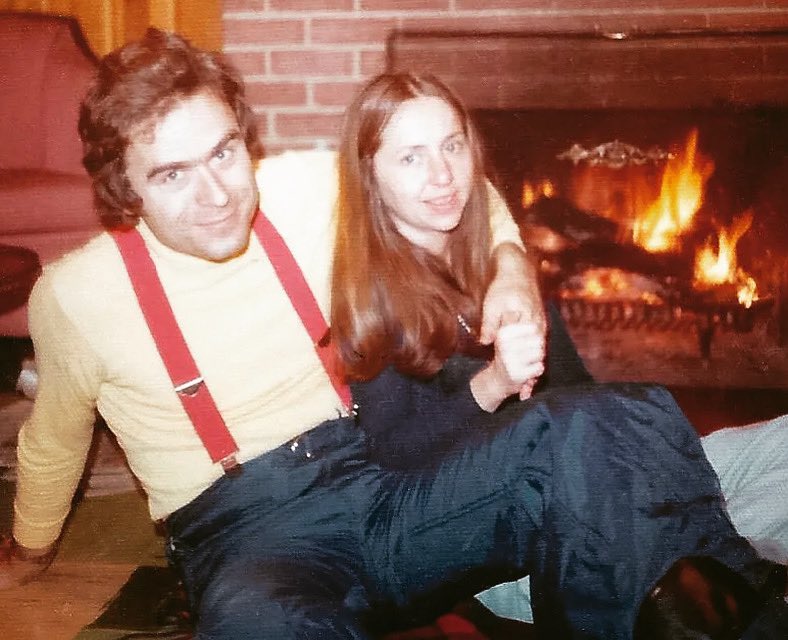 necronomipod's tweet photo. Bundy with longtime girlfriend Elizabeth Kendall… Make sure to check out part one of our series on Ted Bundy, available right now!
#tedbundy #serialkilled #truecrime
#cooldownbeers #podcast https://t.co/QvcmDlH9vF