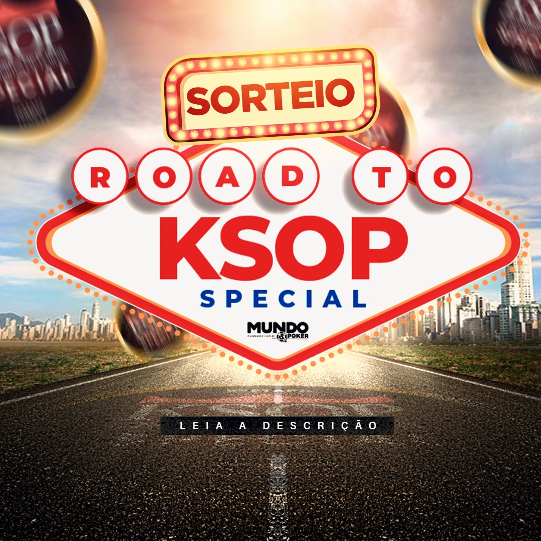 O MundoPoker vai te levar p/ o KSOP Special em 📍BC e você terá a chance de encontrar seu ídolo do poker 🇧🇷! Siga as regras valendo 1 ticket p/ o torneio Road to KSOP:

✅Diga seus 3 ídolos 🇧🇷 no poker nos comentários
✅Curta esse Tweet
✅Retweet

Resultado 22/06 - 19h! GL!