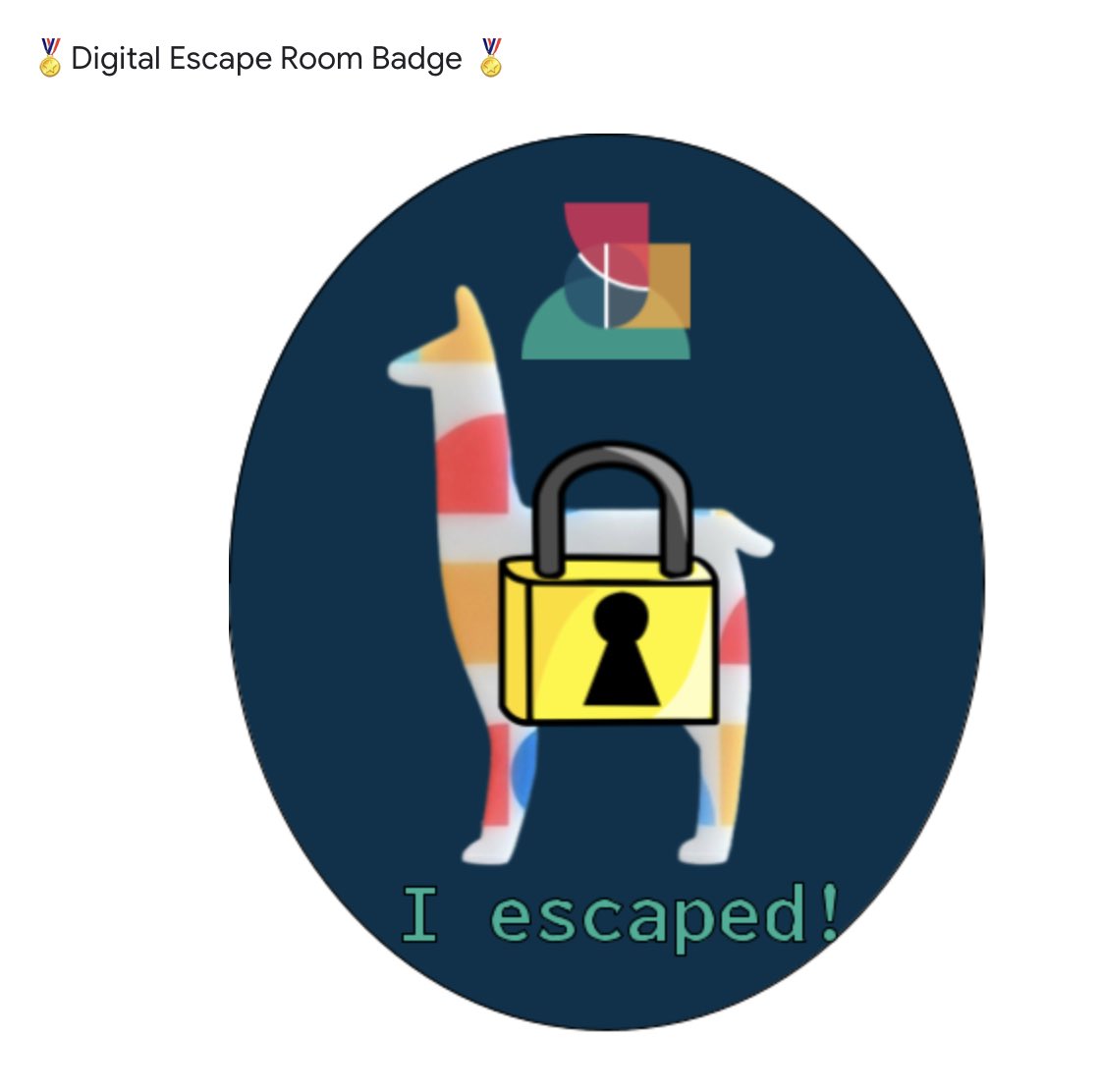 abc123teacher's tweet photo. #edu22 #welsed #digitalescaperoom #iescaped https://t.co/QbHtDaAREt