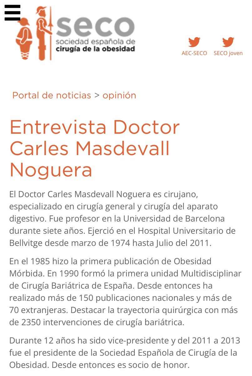 clinicadiagonal's tweet photo. Nos vemos mañana en la Jornada #CirugíaBariátrica
Un encuentro de expertos en tratamiento de #obesidad, en reconocimiento al Dr. #Masdevall
Compartimos entrevista y su perfil profesional por
@aec_obesidad @obesidadSECO
https://t.co/m2lWTMPkEJ https://t.co/3o8LbHLzuU