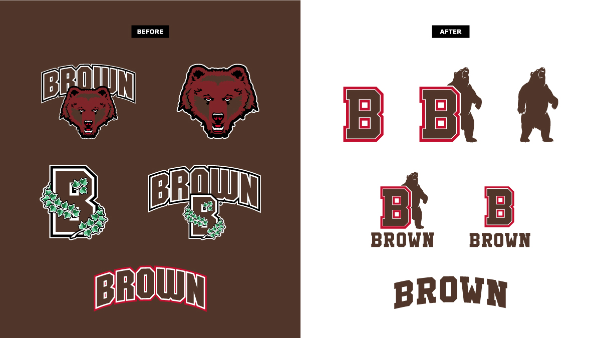 Brown Athletics Unveils New Logo Brown University Athletics