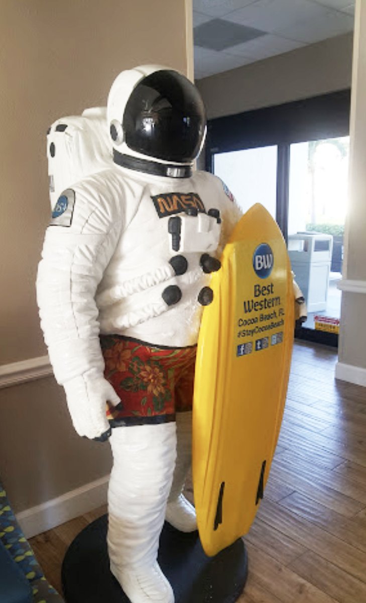 It's #NationalSelfieDay! Be sure to take a selfie with our Spaceman during your stay! 🌙🚀