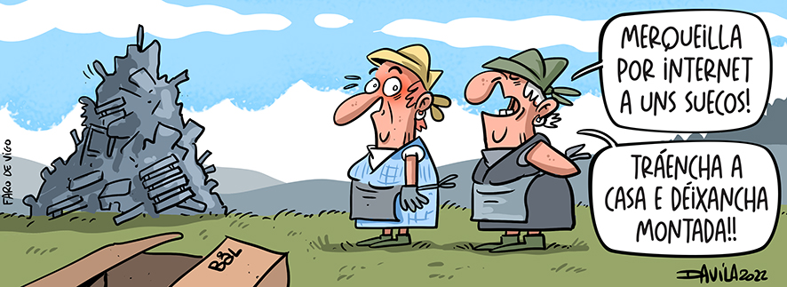 Fogheiras online #humorgalego #humor #davila #obichero