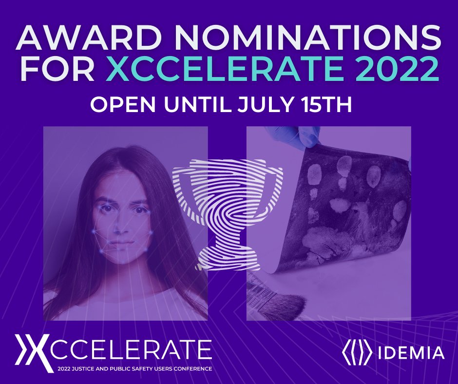 Idemia_NA's tweet image. #IDEMIAUsersConference attendees: 3 weeks left for attendees to submit award nominations.

The most important aspect of these awards is that the nominations are submitted by YOU to recognize YOUR colleagues, peers, and team members! 

Nominate here: bit.ly/3HFHMyc