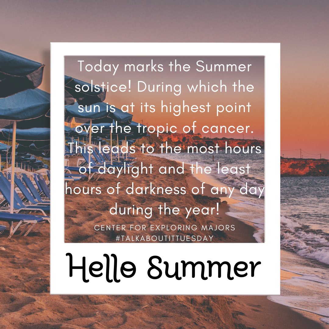 How about this Summer solstice fact? The summer solstice actually happens twice a year when the Earth's poles have maximum tilt toward the Sun, once in the northern hemisphere and one in the southern hemisphere (dependent on location and proximity to the tropics)! #USI #Screagles