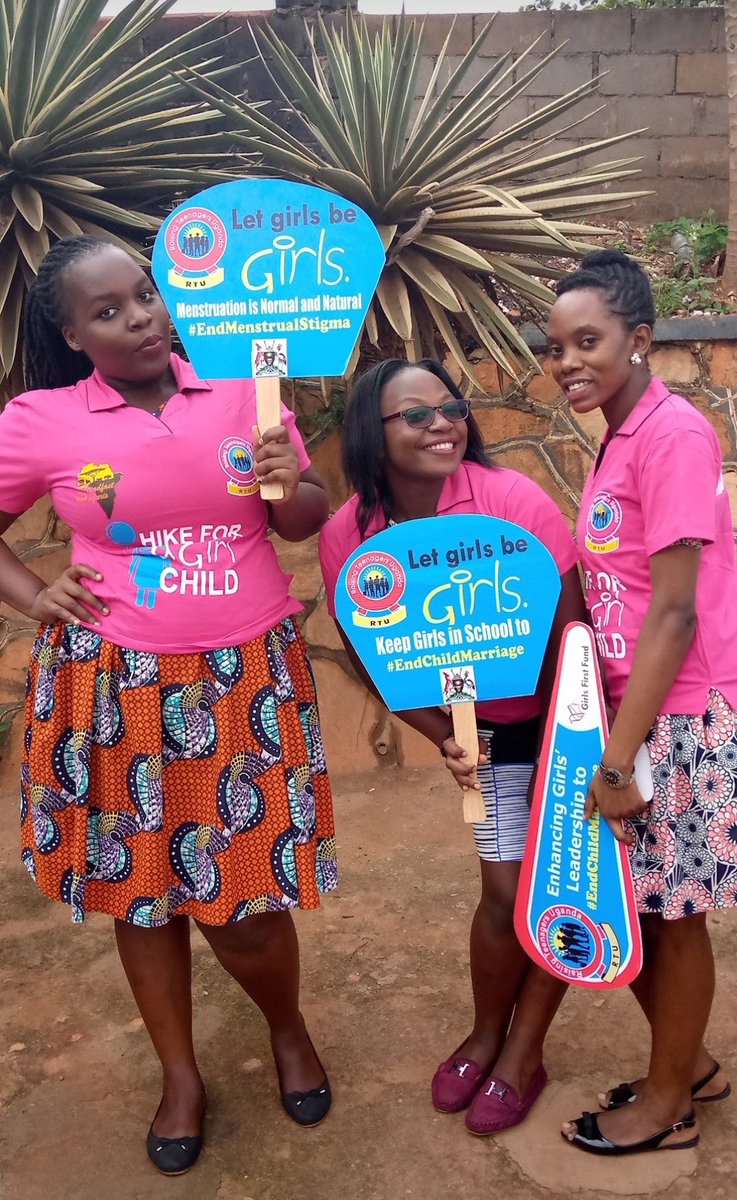 Team #LetGirlsBeGirls 
Because Education is the greatest Investment.
Educated Girls can Transform their families, communities and Nations.
Are you ready to #Hike4GirlsUg
Don't be Left behind!!!

Let's #EndMenstrualStigma together.
@AfriCoMHM @JOYFORCHILDREN @WorldVisionUg