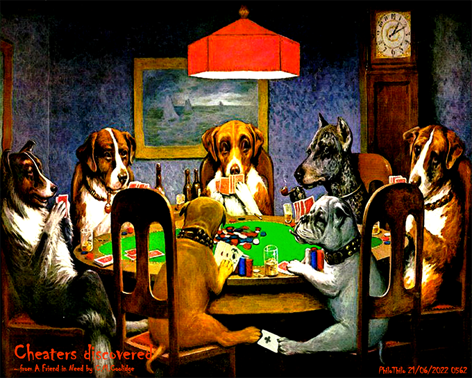 PhiloThilo's tweet photo. Cheaters discovered
from A Friend in Need by C.M.Coolidge
PhiloThilo 21/06/2022
#digitalart #cheatersdiscovered #afriendinneed #cmcoolidge #philothilo https://t.co/rfozB17fal