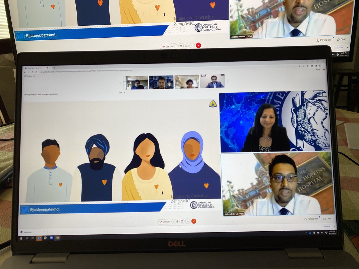 ⁦@ACCinTouch⁩ #heathequity webinar on South Asian #cardiovascular health and disease has started with ⁦@ditchhaporia⁩
