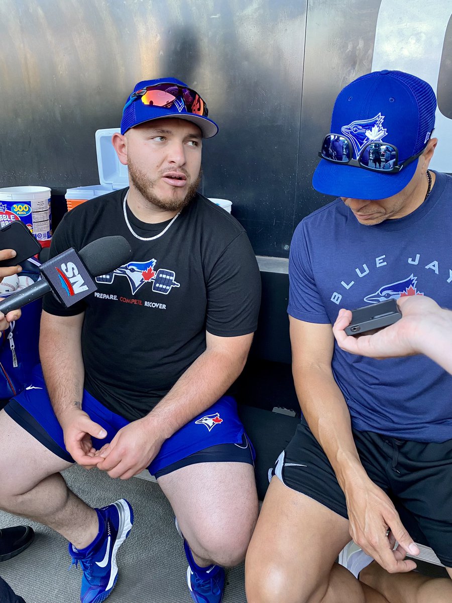 Keegan Matheson on X: “It's very emotional. The first thing I did was send  a message to my family. I was feeling very, very happy.” - #BlueJays Alejandro  Kirk on leading all