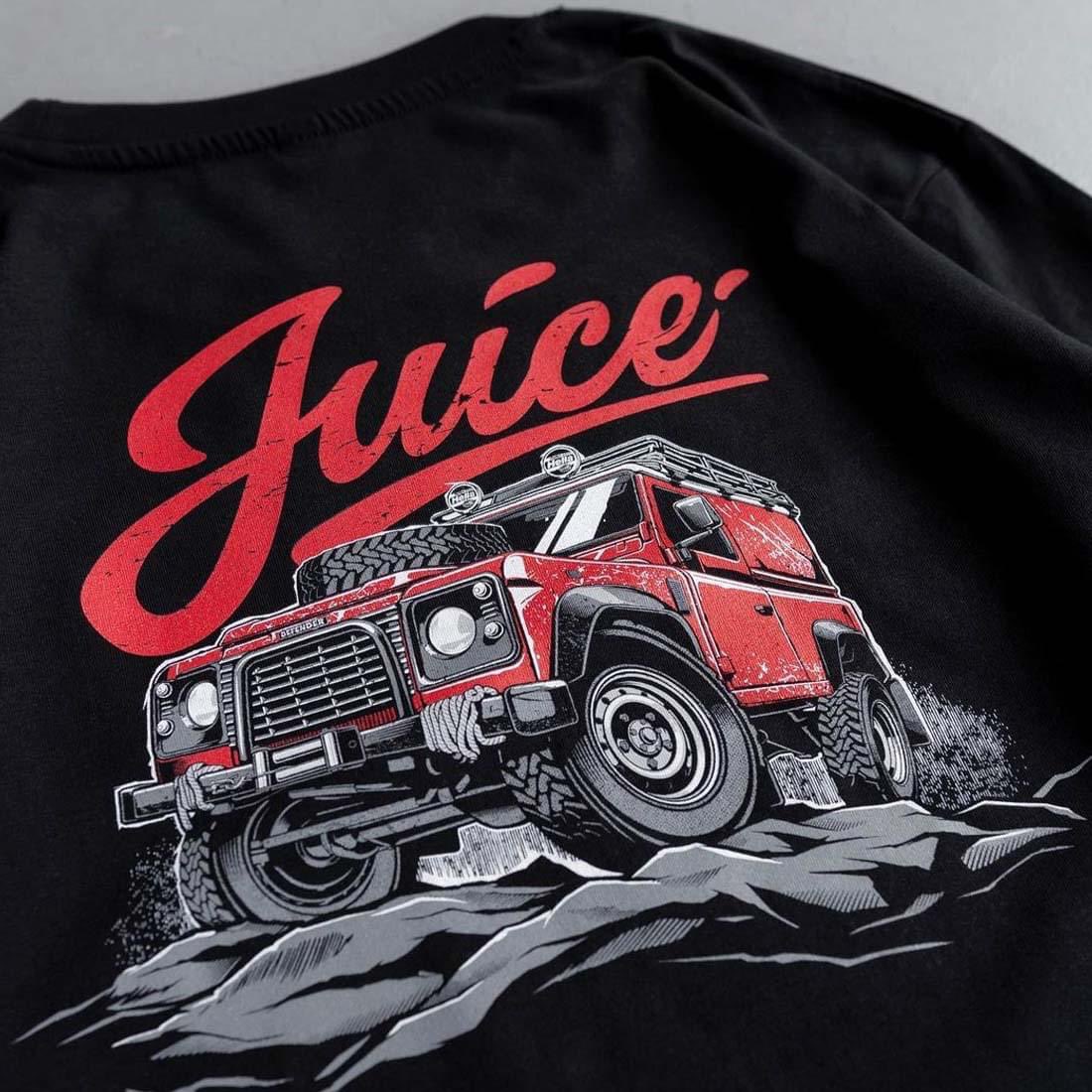 EmadBarnawi2's tweet image. The Juice Motors  Land Rover Defender design in print perfectly done by @squeezedorange 🌶

#likehelldesign