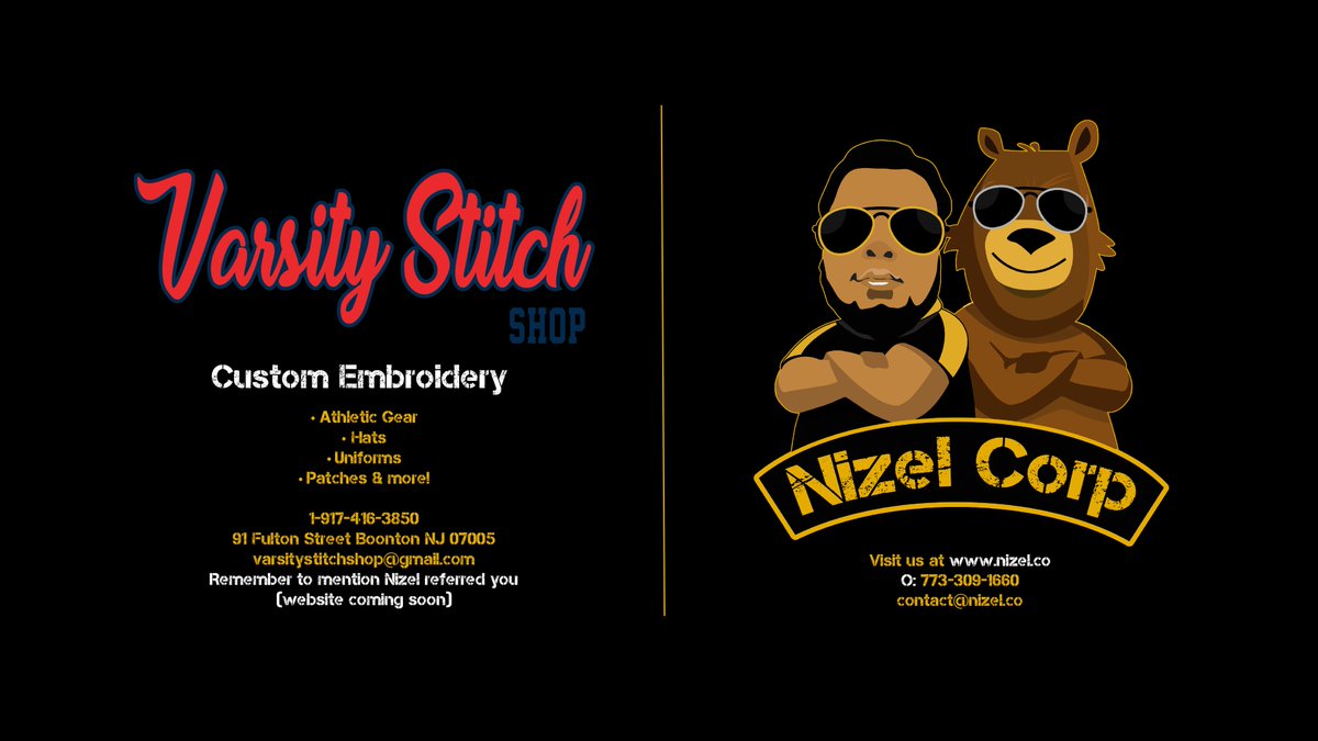 nizeldotco's tweet photo. Welcome to the club #VarsityStitchShop!
Varsity Stitch Shop offers custom embroidery for whatever your needs! They specialize in athletic wear for teams, trucker gear & uniforms such as those for law enforcement or school! Check out some of their products!
#onlinestoremanagement https://t.co/Bquj7VzdVZ