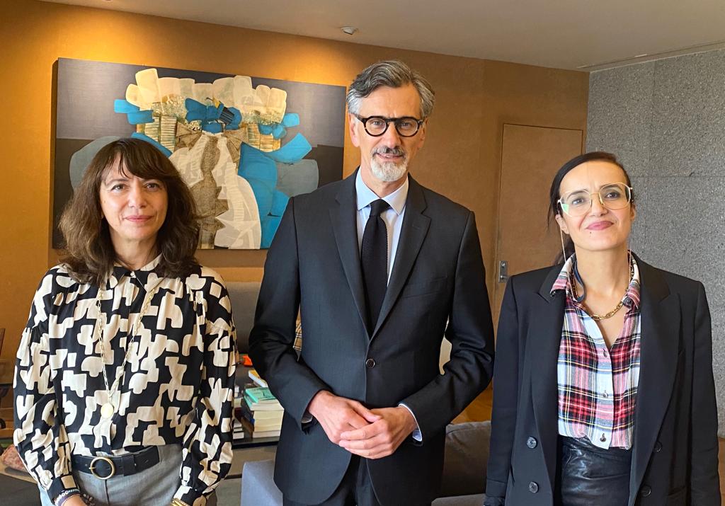 Conversé hoy con las abogadas Michelle Dayan y Khadija Azougach de <a href="/L4Women/">L4W</a> sobre las diversas acciones que la Embajada implementa en el marco de la diplomacia feminista reinvidicada tanto por 🇨🇵 como 🇲🇽.