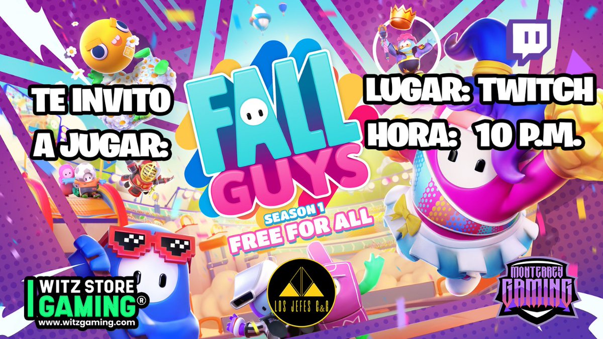 Ojito!
<a href="/WitzStoreGaming/">Witz Gaming</a> x <a href="/c_jefes/">Los Jefes C&G</a> x <a href="/MonterreyGaming/">MonterreyGaming</a>