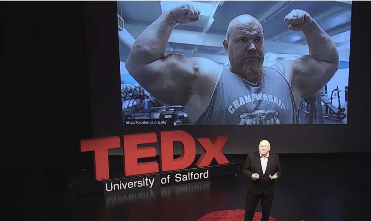 #TEDxUniversityOfSalford thanks to @DaveCrosland_ for pic - looked great on the big screen. We need to listen to people who use steroids to I) provide effective harm reduction services. ii) identify drug trends that may diffuse to wider population eg DNP, GHB, Melanotan