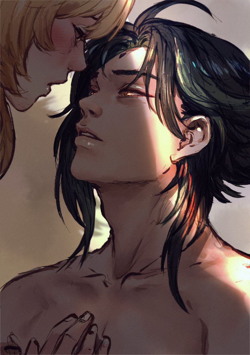 Xiao to end the day- 
Ah crap, it's morning. 
#xiaolumi #GenshinImpact #XIAO #alatus