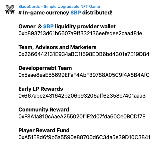 BladeCardNFT's tweet photo. We are very clearly opened!
Ask anytime, anythings
No scam, No dumping, No presale!
Just relyed on market mechanism.

#NFT #MINT #NFTs #NFTCommunity  #P2EGame  #PlayToEarn #GameFi  #GamefiDAO https://t.co/SCYgVVeGFD