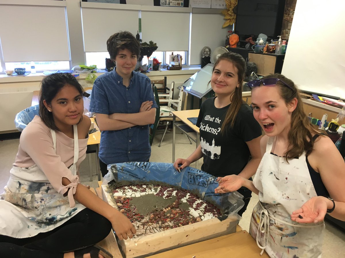 eci_IMPACT's tweet image. Been years in the making, but today we are thrilled to recognize National Indigenous Peoples day by getting the Medicine Wheel Mosaic into the ground by our butterfly garden. @ECI_Events @livinglifeontheroad @sheena_gruber @yoyobethell @wrdsb