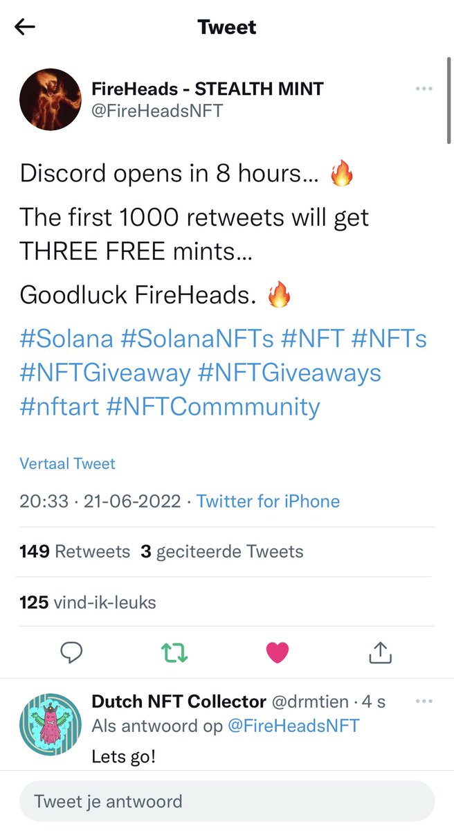 Dutch NFT Collector tweet media