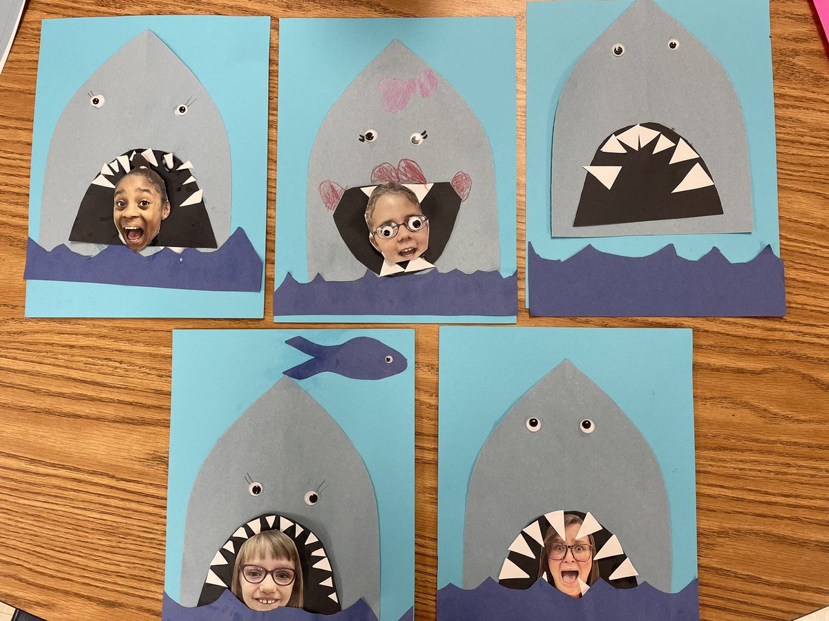 It’s shark week at Summer Reading Camp and we have been eaten by sharks! 😱 🦈