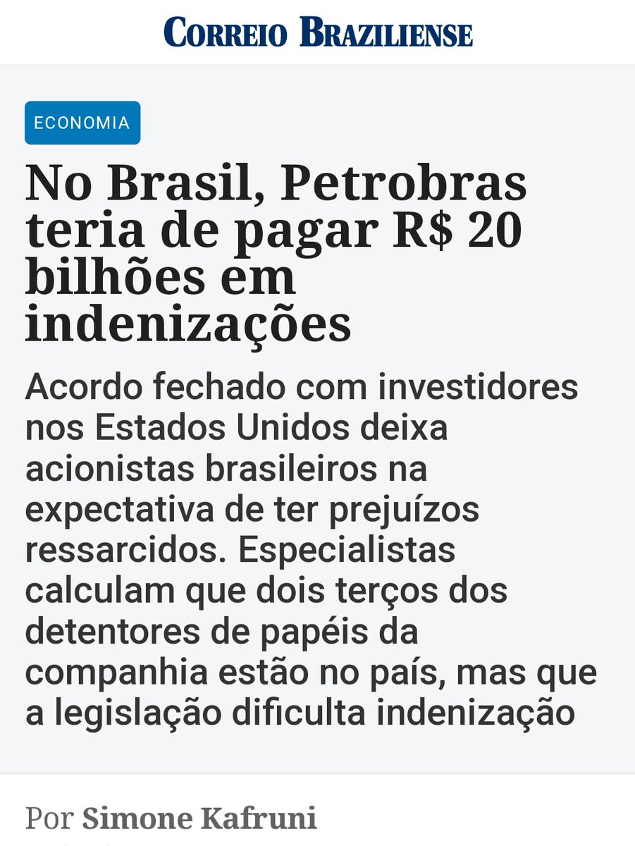 AGarciaS1611's tweet photo. @Elainnefaria1 Não, essa CPI é perda de tempo. O congresso deveria debruçar e preparar a Petrobrás para fatiar e privatizar. A Lei 13.303/16 engessou a Petrobrás. O Brasil pagou uma fortuna a investidores americanos por conta da intervenção nos preços dos combustíveis, governo Dilma Rousseff. https://t.co/GLGZVvjqKG