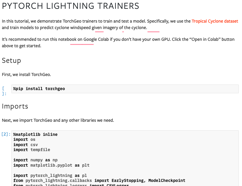 OurRadiantEarth's tweet photo. #TutorialTuesday Learn how to use #TorchGeo to improve #geo data &amp; #ML workflows with this @Microsoft's @PyTorchLightnin guide, which uses the Tropical Cyclone Wind Estimation Competition dataset available on https://t.co/0CsCxXggWw!
➡️Learn more: https://t.co/Xyueq76jLz https://t.co/7adI1DGuP9