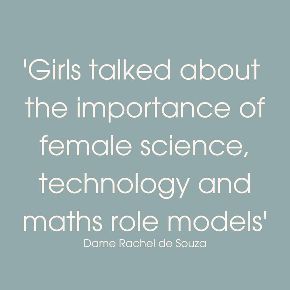 ‘Girls don't want to go into a physics class that’s full of boys,’ says gov education advisor Dame Rachel. 
We're proud to have an abundance of female Swotties studying and offering teaching support in STEM subjects and inspiring the next generation of girls to dream big! #STEM
