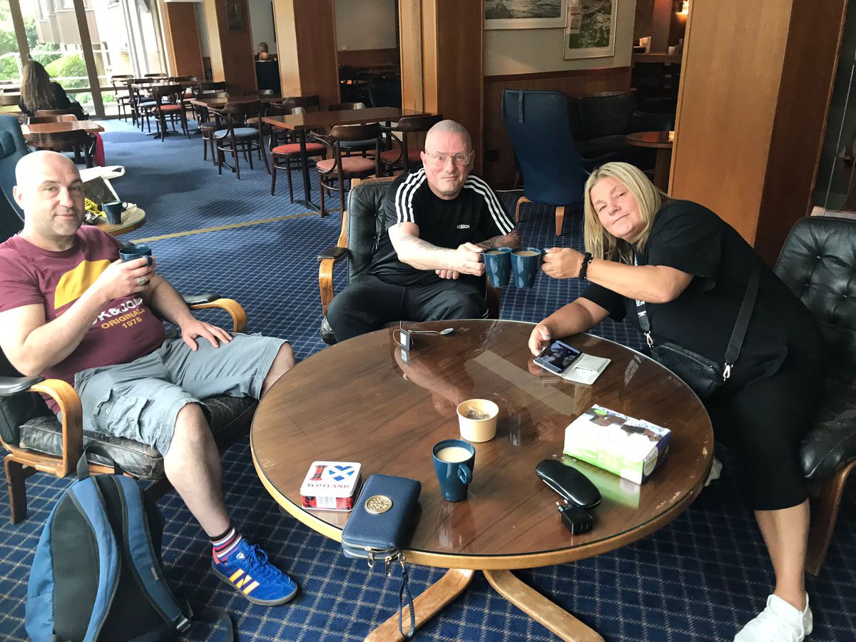 Our <a href="/erasmusplusUK/">erasmusplus.uk</a> participants enjoying some Fika time in Sweden <a href="/LightonthePath1/">Light on the Path</a> <a href="/moveonscotland/">Move On</a> <a href="/GCAglasgow/">Murray's Initiative</a> 

Translation: coffee time ☕️