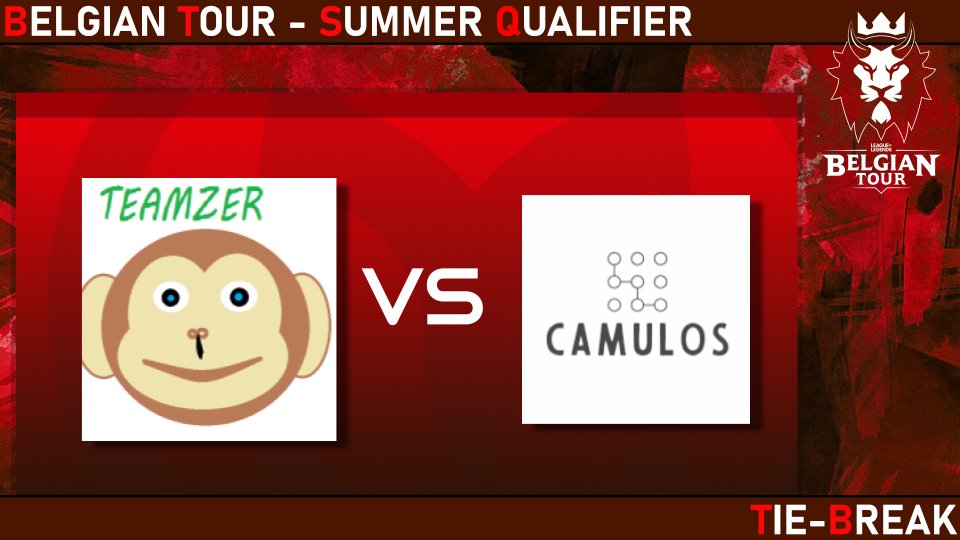 ouat_lol's tweet photo. Passons maintenant au match de la soirée !
#Teamzer VS #Camulos (@Piraat_)
Tiebreaker pour savoir quelle équipe rejoindra la dernière place du #BelgianTour (@lolesportsbe)
Ca se passe tout de suite en live sur : https://t.co/oZnIN27fHU https://t.co/ZZBP79GPyQ